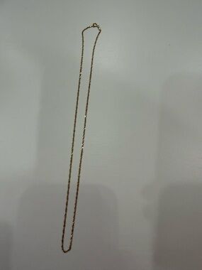 14k yellow gold 18” chain